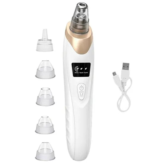 5 in 1 Electric Blackhead Acne Oil Remover Vacuum Suction Face Pore Cleaner Machine